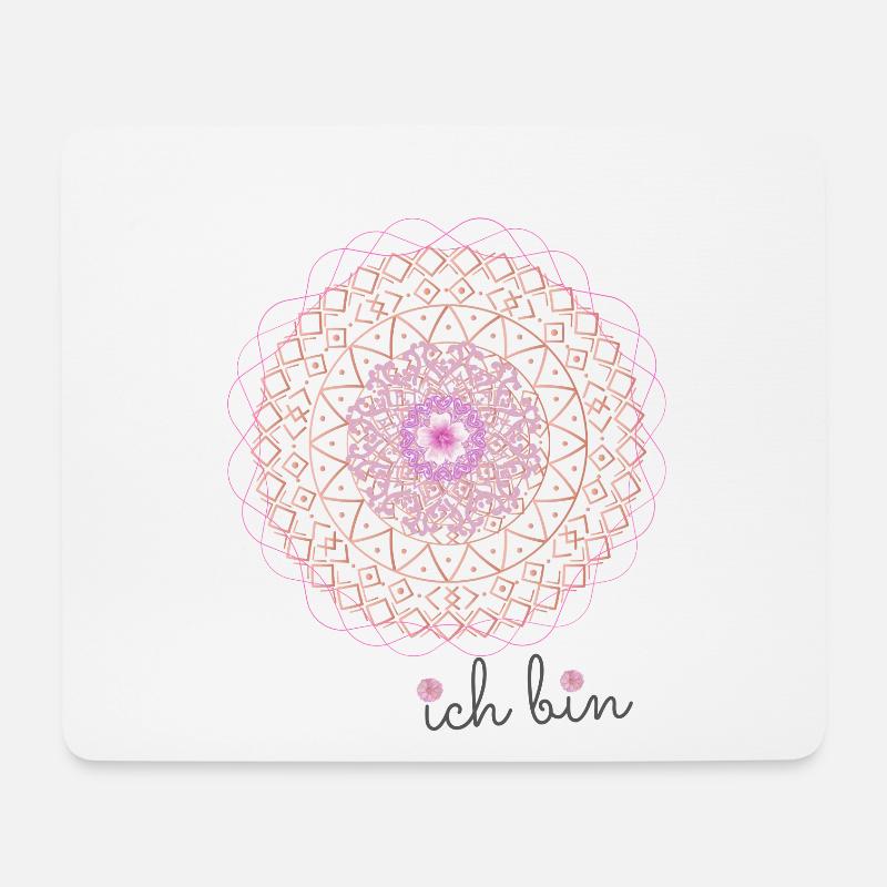 Mandada ich bin - Mousepad (Querformat) - Weiß