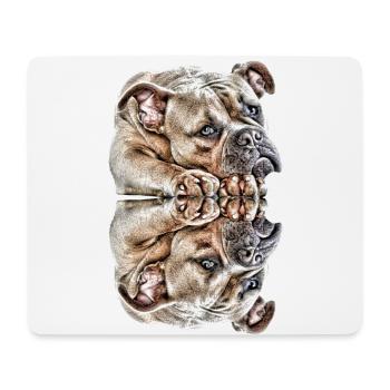 Dictons de chien Chien Chiens Bouledogue - Tapis de souris (format paysage) - blanc - Devant