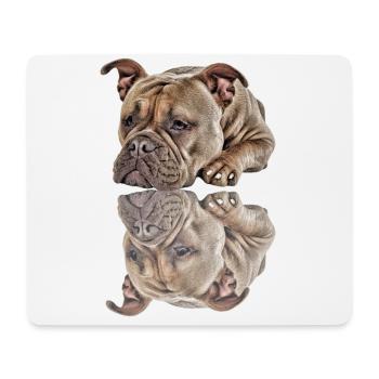 Bulldog Old English Bulldog Dog Dogs - Mouse Pad (horizontal) - white - Front