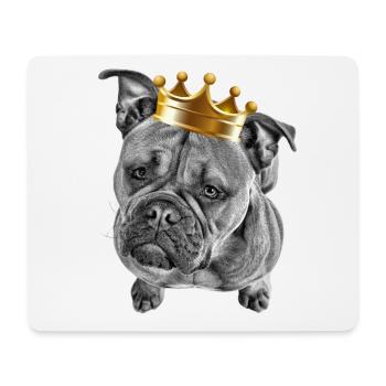 Bulldog Old English Bulldog Dog Dogs - Mouse Pad (horizontal) - white - Front