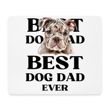 MEILLEUR PAPA CHIEN jamais I cadeau de propriétaire de chien - Tapis de souris (format paysage) - blanc - Devant