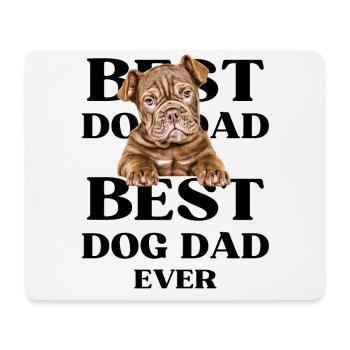 MEILLEUR PAPA CHIEN jamais I cadeau de propriétaire de chien - Tapis de souris (format paysage) - blanc - Devant