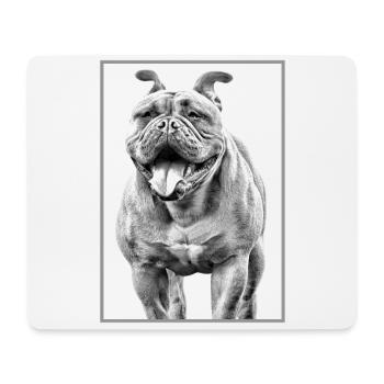 OLD ENGLISH BULLDOG DOG DOGS - Mouse Pad (horizontal) - white - Front