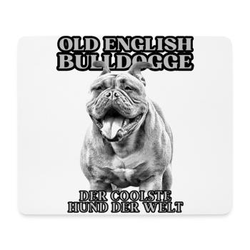 OLD ENGLISH BULLDOG DOG OEB DOGS BULLDOGS - Mouse Pad (horizontal) - white - Front