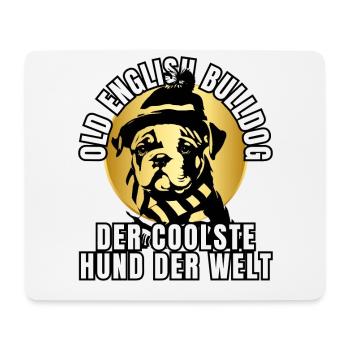 OLD ENGLISH BULLDOG DOG DOGS - Mouse Pad (horizontal) - white - Front