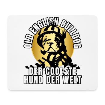 OLD ENGLISH BULLDOG DOG DOGS - Mouse Pad (horizontal) - white - Front