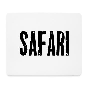 safari - Mousepad (Querformat) - Weiß - Vorne