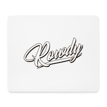 rowdy rüpel bandit gang dieb chaot bengel sohn - Mousepad (Querformat) - Weiß - Vorne