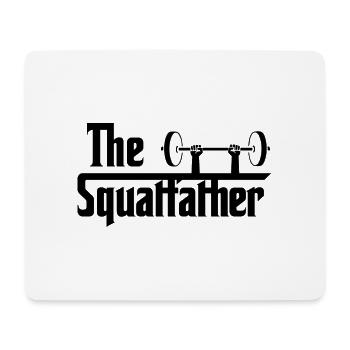 The Squatfather schwarz - Mousepad (Querformat) - Weiß - Vorne