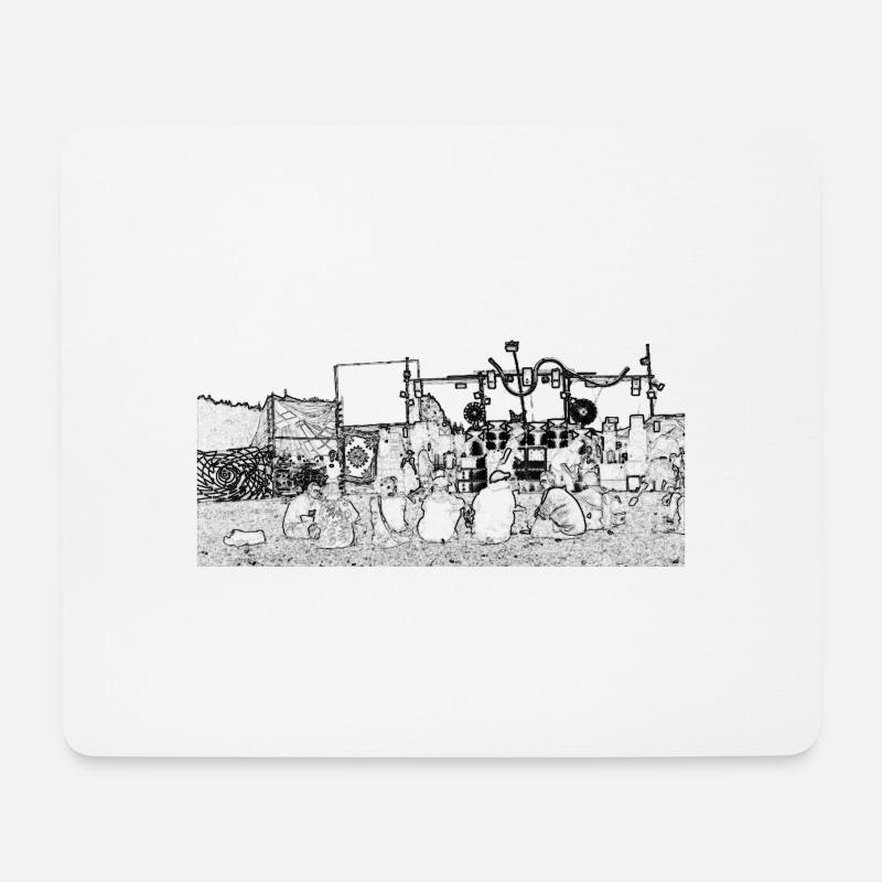 system333 - Mousepad (Querformat) - Weiß