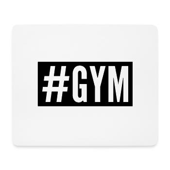 Gymnase - Tapis de souris (format paysage) - blanc - Devant
