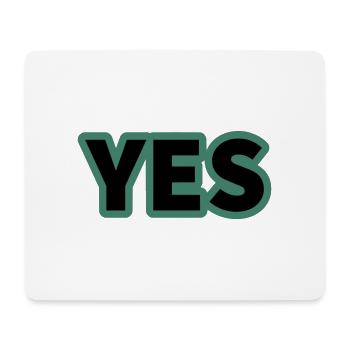 YES - Mouse Pad (horizontal) - white - Front