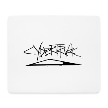 Cybertruck Design avec inscription - Tapis de souris (format paysage) - blanc - Devant