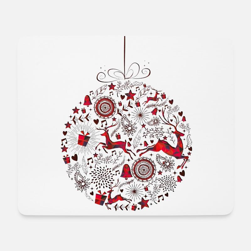 Weihnachten - Mousepad (Querformat) - Weiß