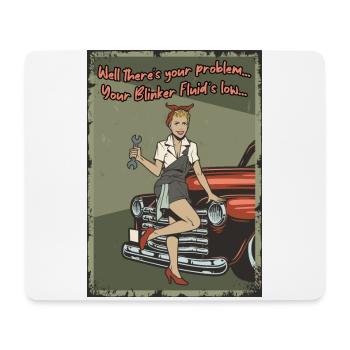 Well There's Your Problem Your Blinker Fluid Is Lo - Mouse Pad (horizontal) - white - Front