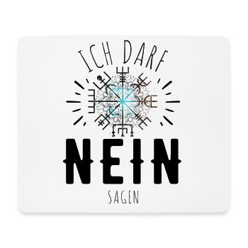 Wegweiser RUNEN Motivation - VEGVISIR - Mousepad (Querformat) - Weiß - Vorne