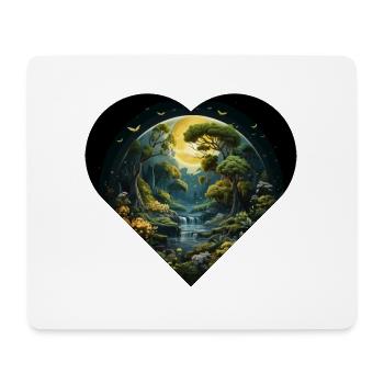 Love Mother Earth - Mousepad (Querformat) - Weiß - Vorne