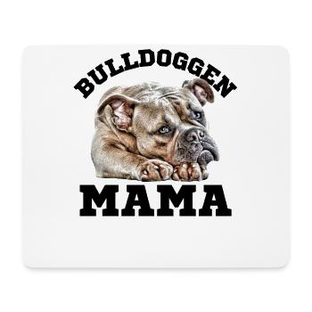 BOULEDOGUES maman chien dictons chien chiens bouledogue - Tapis de souris (format paysage) - blanc - Devant