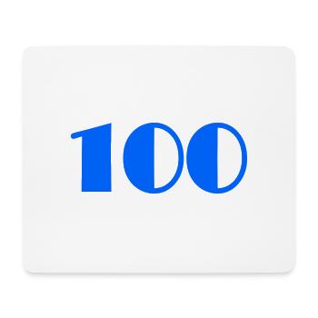 100. 100 YEARS. 100th ANNIVERSARY. 100 BIRTHDAY - Mouse Pad (horizontal) - white - Front