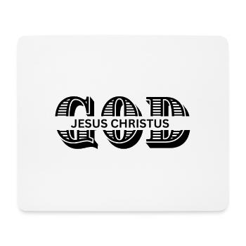 GOD - Mouse Pad (horizontal) - white - Front