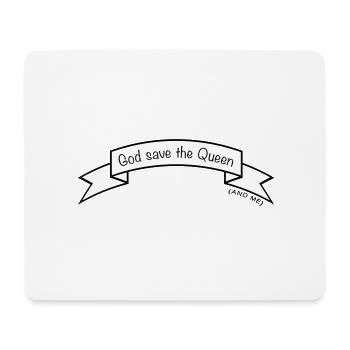 God save the queen | Vectorgraphic - Mousepad (Querformat) - Weiß - Vorne
