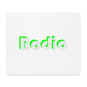 Radio - Tapis de souris (format paysage) - blanc - Devant