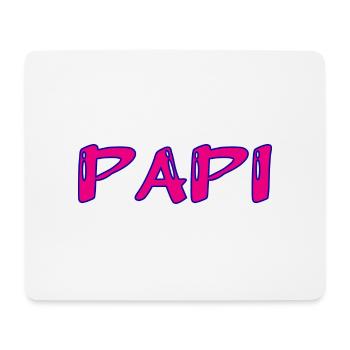 PAPY. FÊTE DES PÈRES. BONNE FÊTE PAPY. JE T'AIME. - Tapis de souris (format paysage) - blanc - Devant