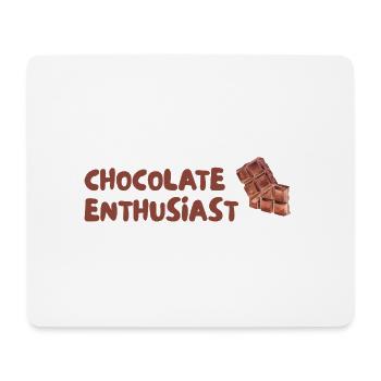 Schokoladen Enthusiast - Mousepad (Querformat) - Weiß - Vorne