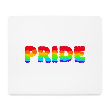 PRIDE LGBTQ+ SLOGAN - Mousepad (Querformat) - Weiß - Vorne