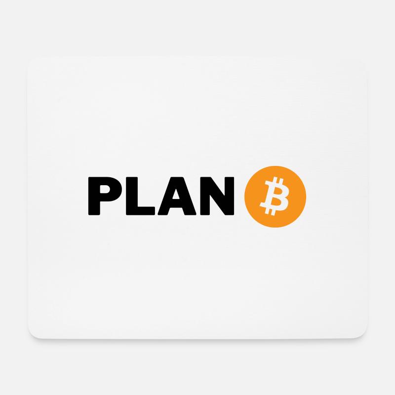 PLAN B - Mousepad (Querformat) - Weiß