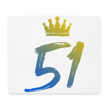 51 Number of crowns - Mouse Pad (horizontal) - white - Front