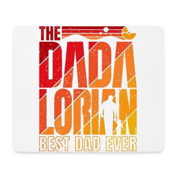 The Dadalorian - Orange - Meilleur papa ! - Tapis de souris (format paysage) - blanc - Devant