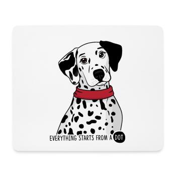 Dalmatiner Punkt Liebhaber Geschenk Hunde - Mousepad (Querformat) - Weiß - Vorne