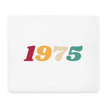 1975 Geschenk 1975 Jubiläum 1975 Retro 1975 - Mousepad (Querformat) - Weiß - Vorne