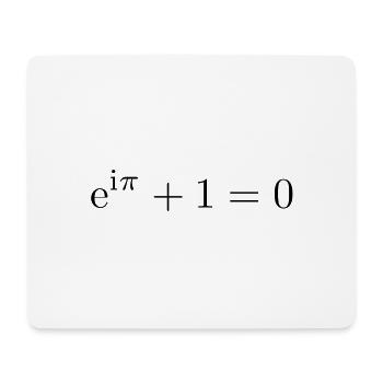 Eulers Identität (Roman Letters) - Mousepad (Querformat) - Weiß - Vorne