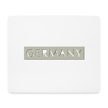 GERMANY lettering punched out | Vectorgraphic - Mouse Pad (horizontal) - white - Front