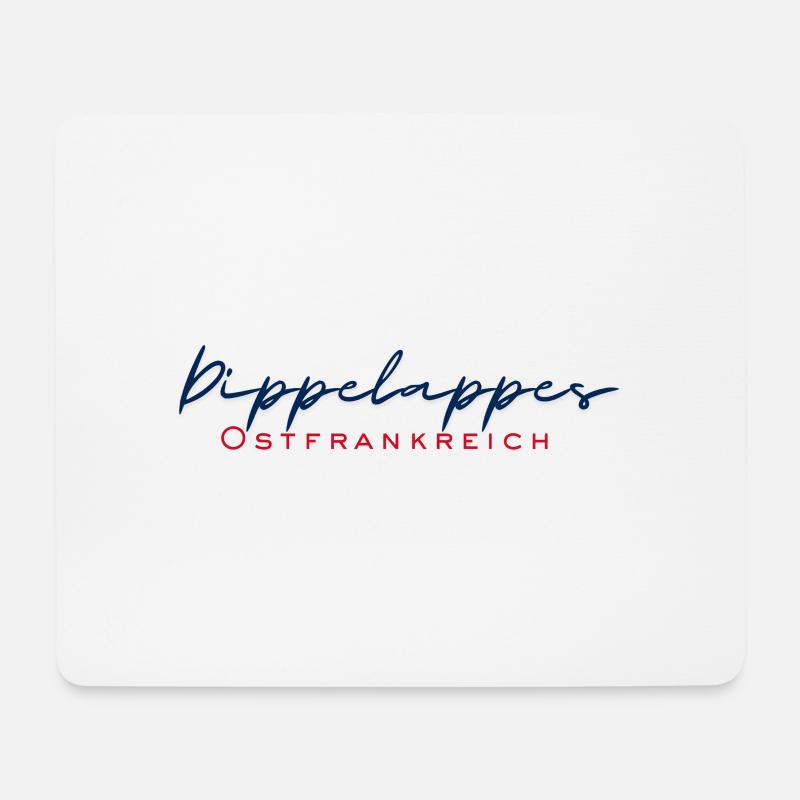 dippelappes - Mousepad (Querformat) - Weiß