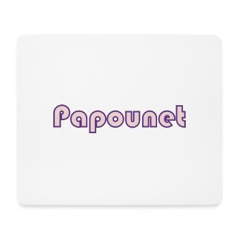 PAPOUNET. PAPA. FÊTE DES PÈRES. BONNE FÊTE PAPA - Tapis de souris (format paysage) - blanc - Devant