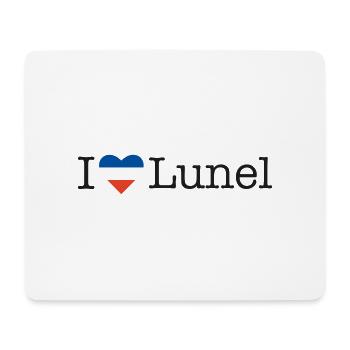 I love Lunel - Mouse Pad (horizontal) - white - Front
