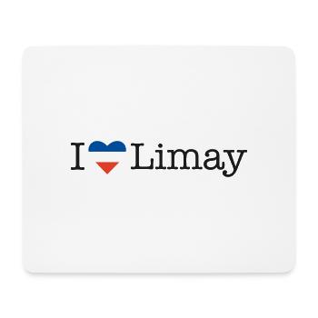 I love Limay - Mousepad (Querformat) - Weiß - Vorne