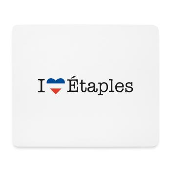 I love Étaples - Mousepad (Querformat) - Weiß - Vorne