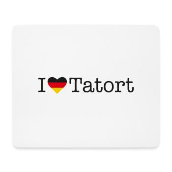 I love Crime Scene - Mouse Pad (horizontal) - white - Front