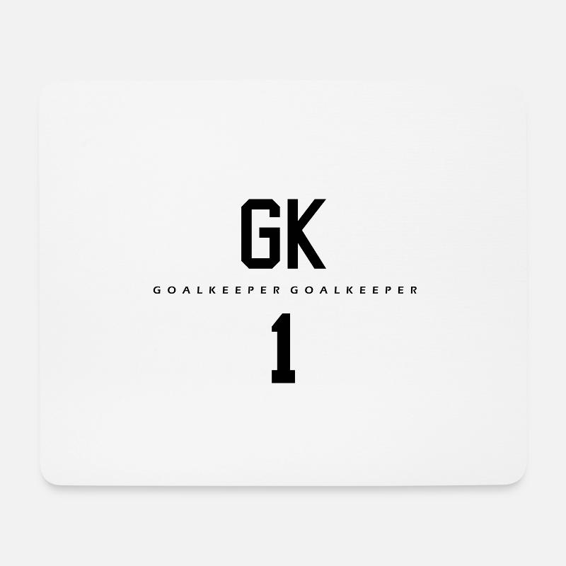 Torhueter Goalkeeper - Mousepad (Querformat) - Weiß