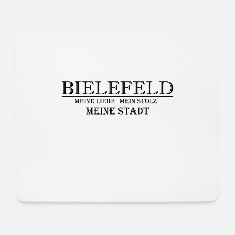 Bielefeld - Mousepad (Querformat) - Weiß