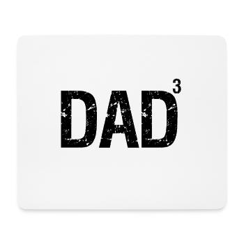 Dad of 3 children - Mouse Pad (horizontal) - white - Front