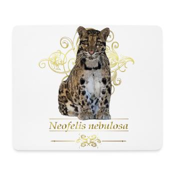 The Clouded Leopard - Mouse Pad (horizontal) - white - Front