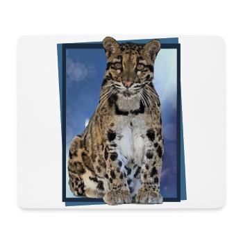 Clouded leopard - Mouse Pad (horizontal) - white - Front