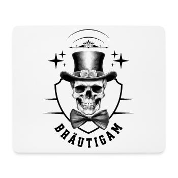 Bachelor Party Groom Skull Bachelor Party - Mouse Pad (horizontal) - white - Front