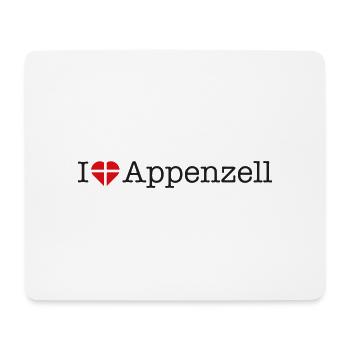 I love Appenzell - Mousepad (Querformat) - Weiß - Vorne