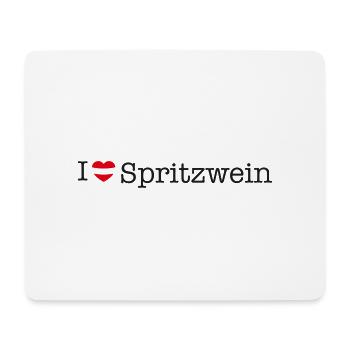 J’adore Spritzwein - Tapis de souris (format paysage) - blanc - Devant